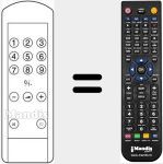 Replacement remote control for RC90