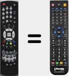 Replacement remote control for P702000013