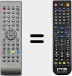 Ersatzfernbedienung für RC49EXC