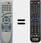 Ersatzfernbedienung f&uuml;r TDT4VERS1