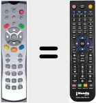 Ersatzfernbedienung f&uuml;r TP 186