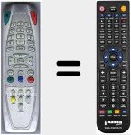 Replacement remote control for HCT2160SS