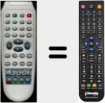 Ersatzfernbedienung f&uuml;r RC0134