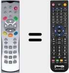 Replacement remote control for URC660CI