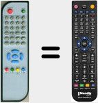 Replacement remote control for GSDSTB0903