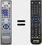 Ersatzfernbedienung für LCD19N6DVD