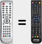 Ersatzfernbedienung für RC48TFDVD