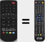 Replacement remote control for LV6TSCART4SD