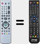 Ersatzfernbedienung f&uuml;r RC43ATVSIL