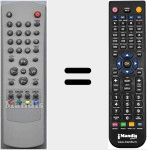Replacement remote control for MT2128530