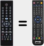 Replacement remote control for DXH240