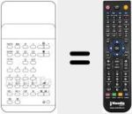 Replacement remote control for TC121