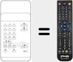 Replacement remote control for TC130