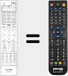 Replacement remote control for W150T