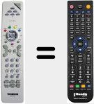 Ersatzfernbedienung f&uuml;r 37 LB 130 S5 (REMCON031)