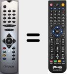 Ersatzfernbedienung für RC1243 (20204028)