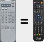 Ersatzfernbedienung f&uuml;r TFT 15