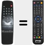 Replacement remote control for 5GV187