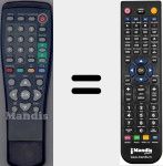 Replacement remote control for 020T