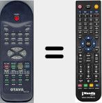 Replacement remote control for RD3755A