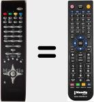 Ersatzfernbedienung f&uuml;r RC1082 (20366114)