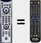 Ersatzfernbedienung für LCD3051TS