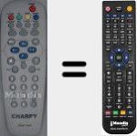 Replacement remote control for YKQ51T3N8