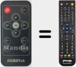Replacement remote control for Sigma004