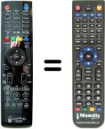 Replacement remote control Popcorn Hour C-200
