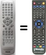 Replacement remote control Philips 996500014560