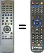Replacement remote control Airis WHV15453