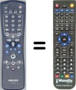 Replacement remote control Philips SEC2711