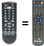 Replacement remote control SEC2786