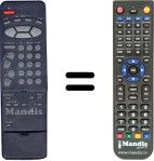 Replacement remote control SEC3345