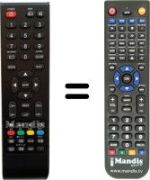 Replacement remote control HVS57532-ET