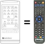 Replacement remote control 04.12.001