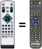 Replacement remote control Schaub Lorenz SL 330 TNT HDMI