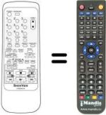 Replacement remote control 07660AN140