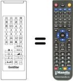 Replacement remote control LG CBT 2162 M