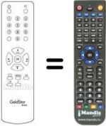 Replacement remote control 105-207H
