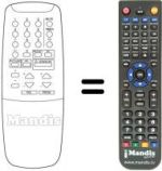 Replacement remote control PDMQ 14S3