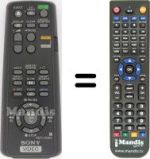 Replacement remote control Sony SLV-SE 60