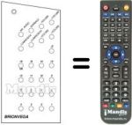 Gleichwertige Fernbedienung 16 CHANNELS US
