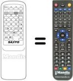 Replacement remote control 1AV0U10B09101