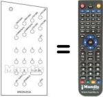 Gleichwertige Fernbedienung 20 / 40 CHANNELS US