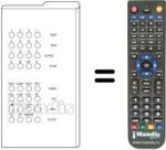 Replacement remote control 2085-85-060284