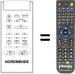 Replacement remote control V 905 M