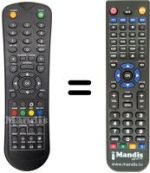 Replacement remote control Schaub Lorenz LT15-139DBP
