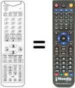Replacement remote control 3F14-00050-040