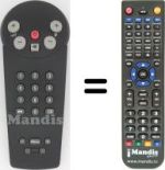 Replacement remote control Philips 14 PT 2683